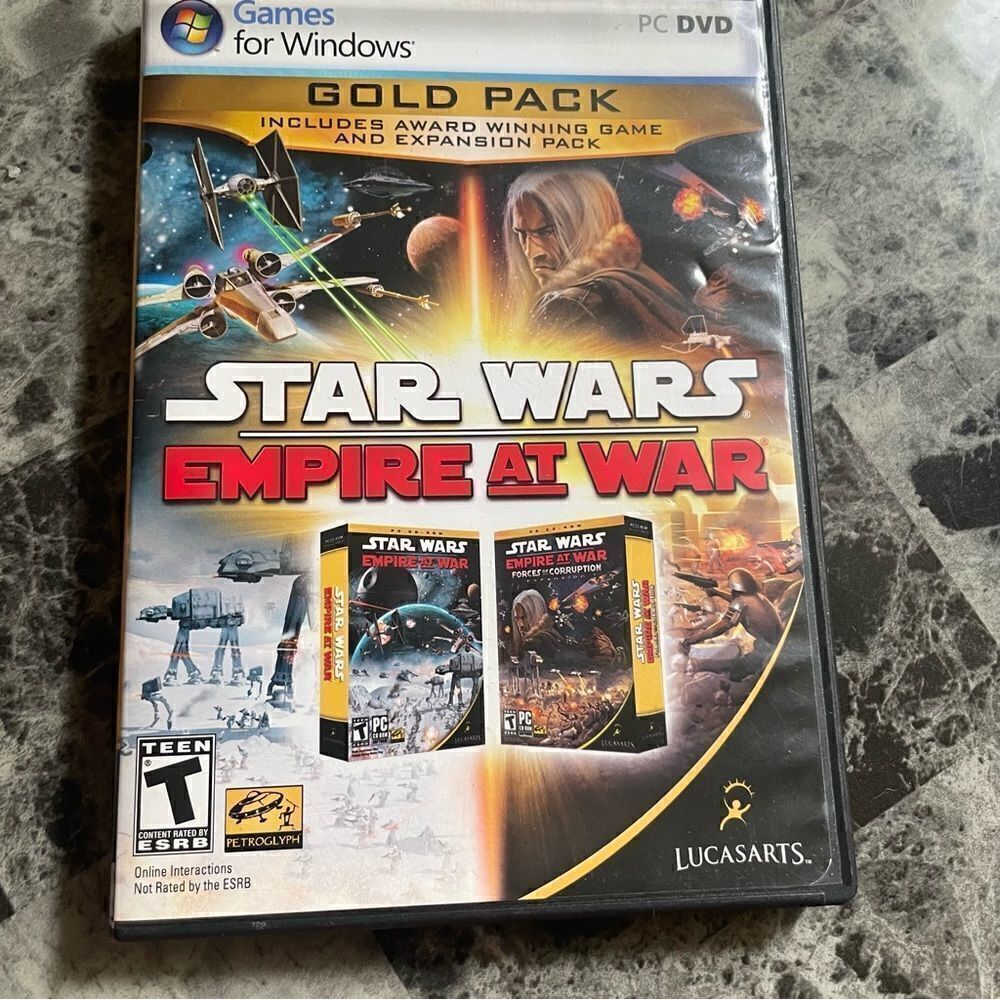 Star Wars Empire At War Gold Pack
PC DVD Game